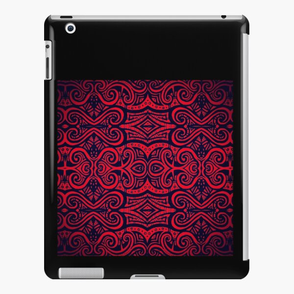 Red & Black Celtic Pattern iPad Snap Case