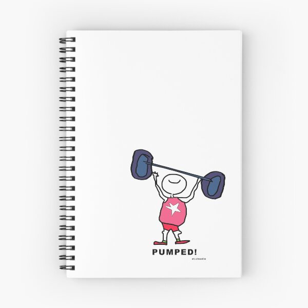 Item preview, pumped! weight lifter, gym, iron man designed and sold by terri st.cloud.