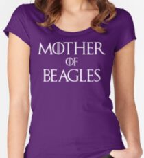 Mother of Beagles T Shirt Women's Fitted Scoop T-Shirt