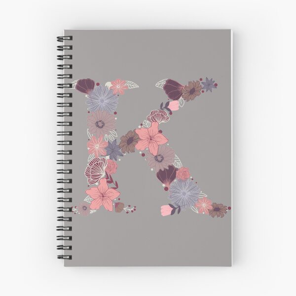 Item preview, K - flower letter designed and sold by kreativeadern.