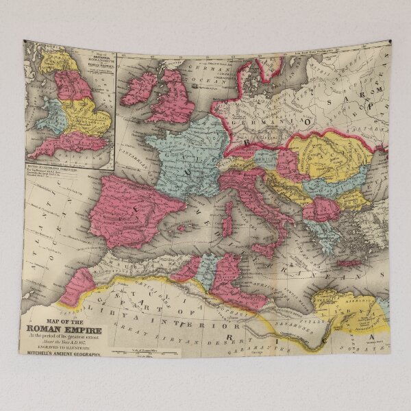 Item preview, Vintage Map of The Roman Empire (1875) designed and sold by BravuraMedia.