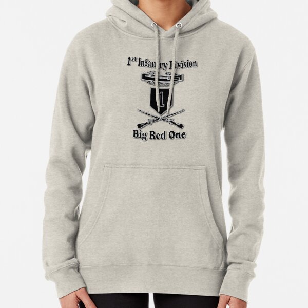 big red one hoodie