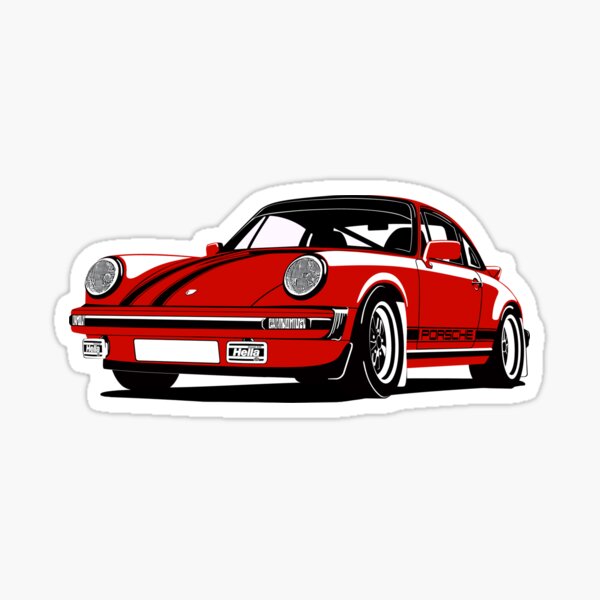 Porsche 911 SC Pegatina