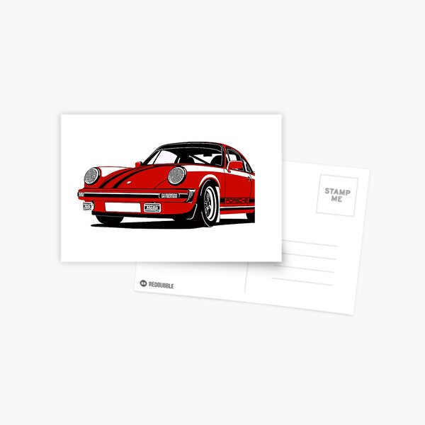 Porsche 911 SC Postcard