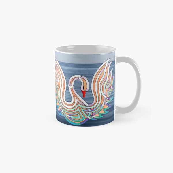 Celtic Knot Swan Birthsign Classic Mug