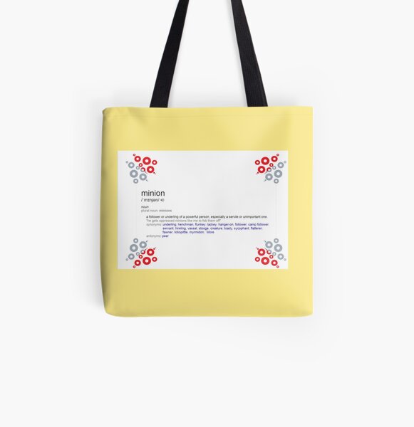 What is the meaning of minion All Over Print Tote Bag
