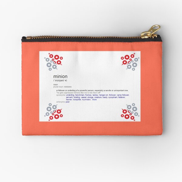 What is the meaning of minion Zipper Pouch