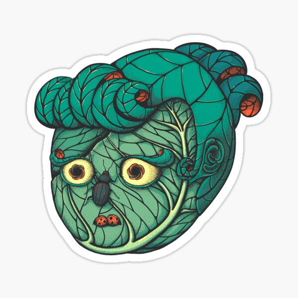 Cabbage Lady Sticker
