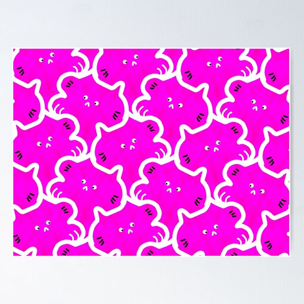 Item preview, Un montón de gatitos rosados designed and sold by weavernap.