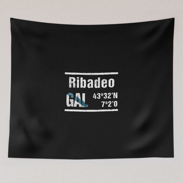 Item preview, Ribadeo Galicia Coordinates designed and sold by mouchodesigns.