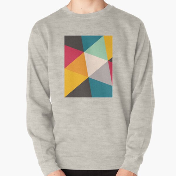 Colourful Geometric Triangles (2012) Pullover Sweatshirt