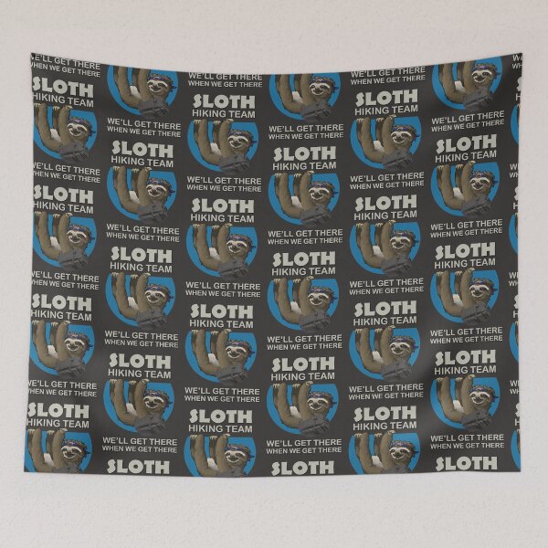 Item preview, SLOTH HIKING TEAM designed and sold by cpinteractive.