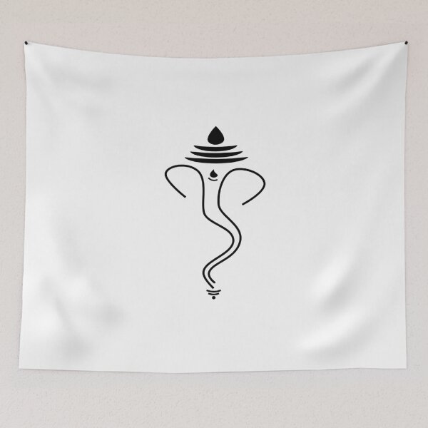 Item preview, Ganesha Yoga Motive designed and sold by KleinJenny.
