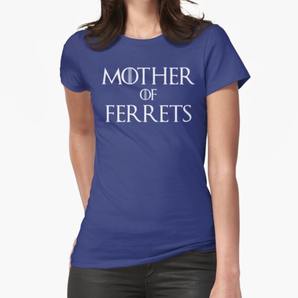 Artikel-Vorschau von Mutter von Frettchen-T-Shirt, designt und verkauft von bitsnbobs.