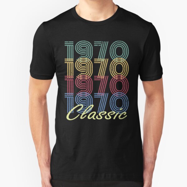 49th Birthday Made In Year 1970 All Original Parts Tshirt Dad Grandad Brother
