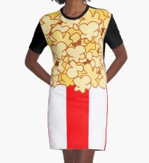 Popcorn Graphic T-Shirt Dress