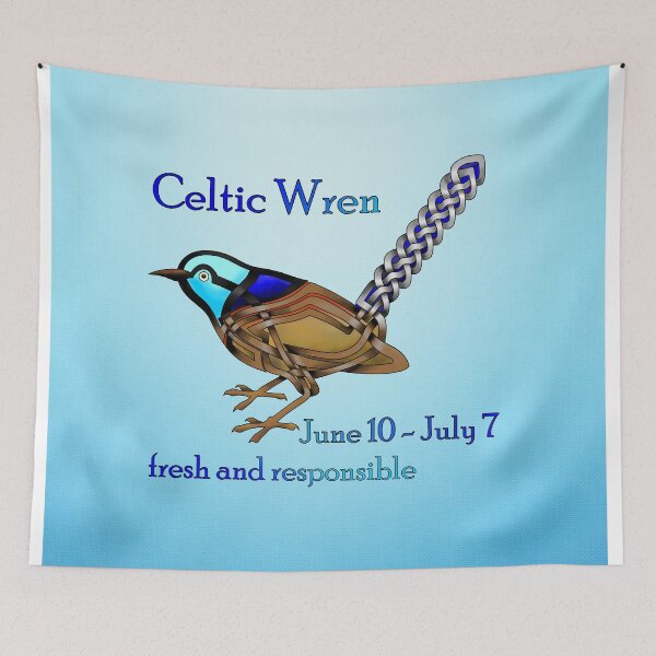 Item preview, Celtic Knot Wren Birthsign designed and sold by KnotYourWorld.
