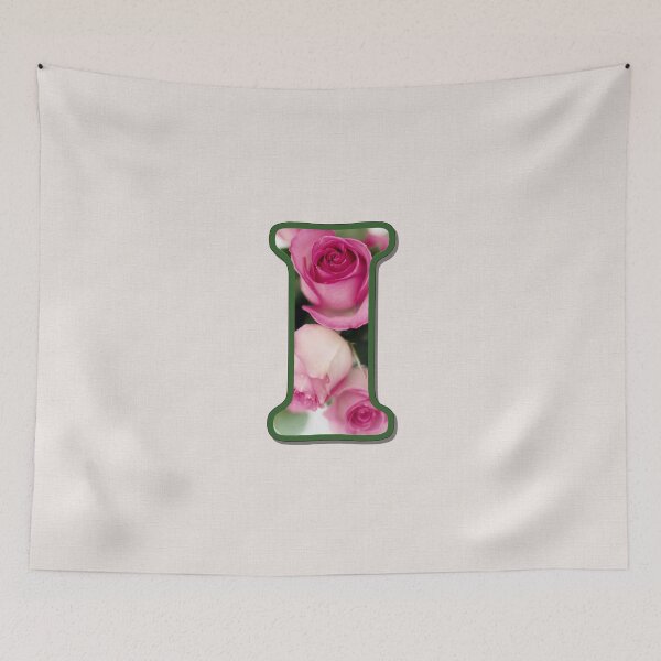 Item preview, Letter I Rose Monogram designed and sold by Paintings by gretzky.