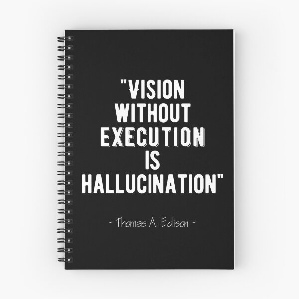 Item preview, Inspiring - Thomas Edison Quote designed and sold by MotivationFlow.