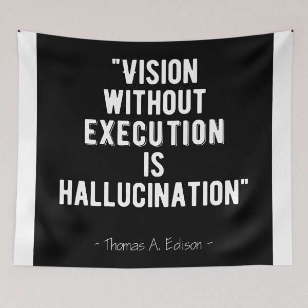 Item preview, Inspiring - Thomas Edison Quote designed and sold by MotivationFlow.