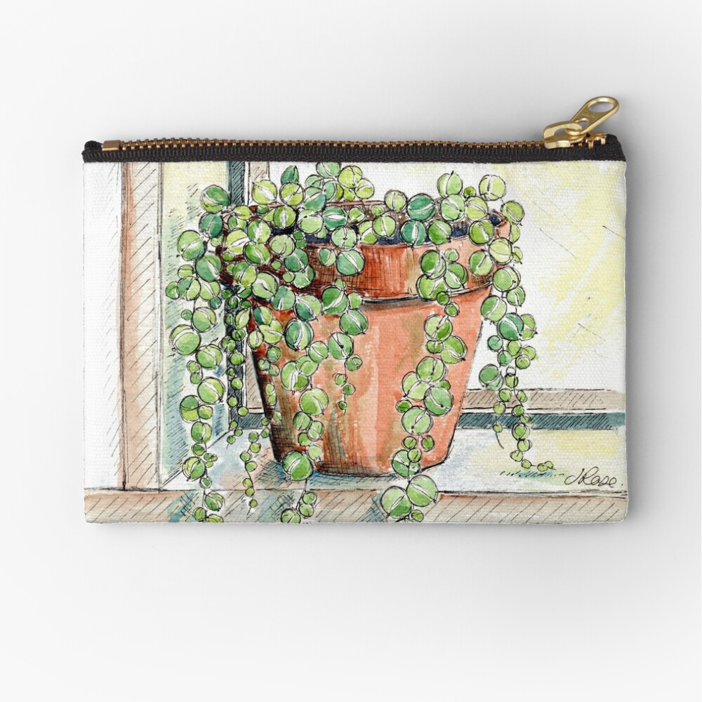 String of pearls #2 in green - ink painting Tote Bag
