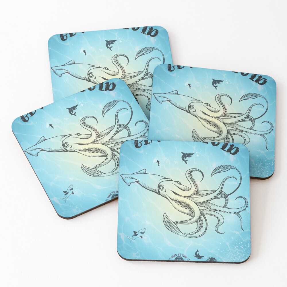 Item preview, Coasters (Set of 4) designed and sold by pypelcoco.