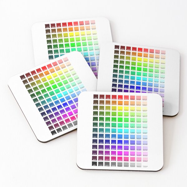 Item preview, Redbubble RGB to CMYK Color Swatches designed and sold by Handstand365.