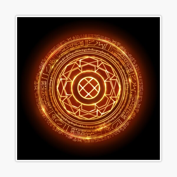 Magic Circle Sticker for Sale by dtkindling