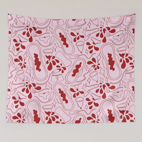 Item preview, Pink Tax (period pattern) designed and sold by martalemon.