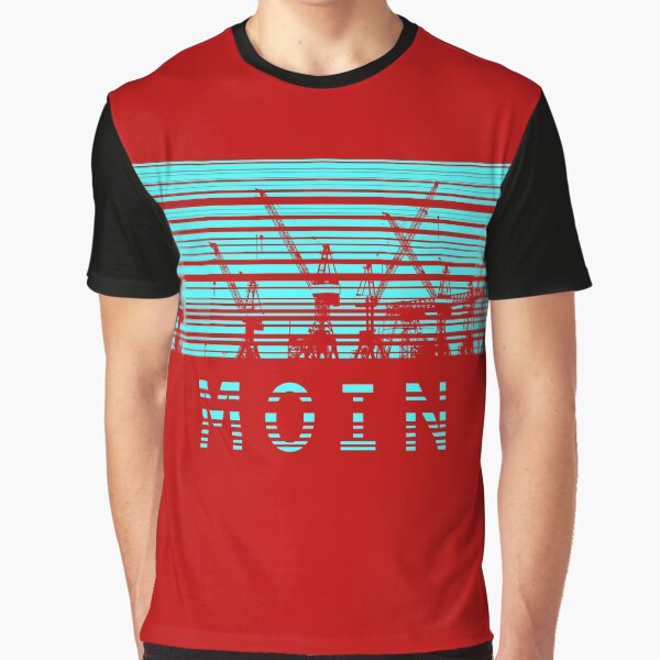 Moin vom Hafen Grafik T-Shirt