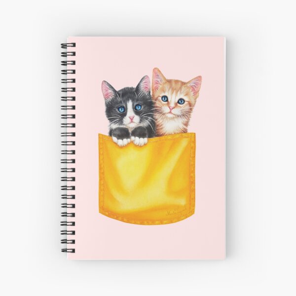 Meow by Maria Tiqwah Spiral Notebook