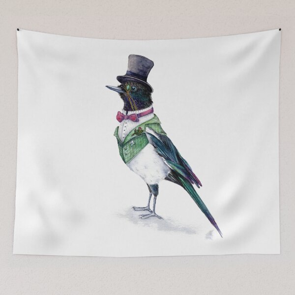 Item preview, Victorian Magpie Bird  designed and sold by Goosi Art.