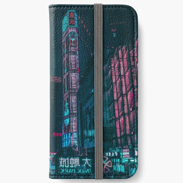 Shadowrun Neon City Nights, Cyberpunk iPhone Wallet
