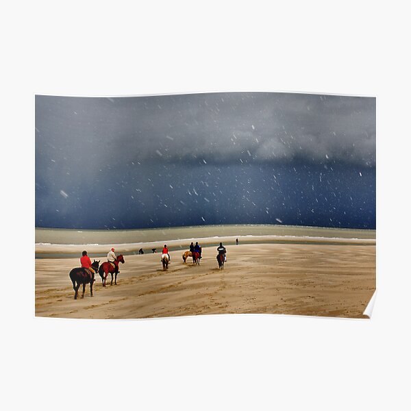 Easter on the North Sea Beach....... Poster