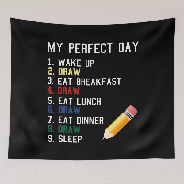 Item preview, Perfect day to draw designed and sold by xeron32.