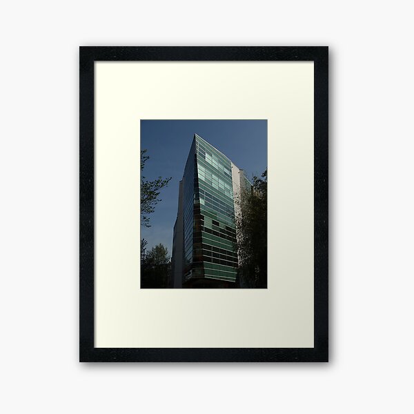 A Modern Building in Amsterdam Framed Art Print