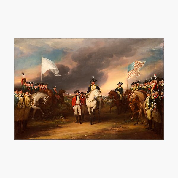 Surrender of Lord Cornwallis by John Trumbull (1820) Photographic Print