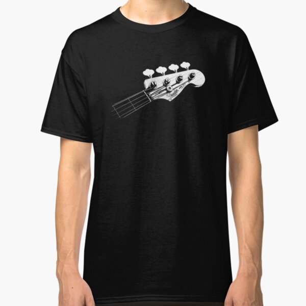 Fender Jazz Bass-Headstock-60s-Music-Jazz Classic T-Shirt
