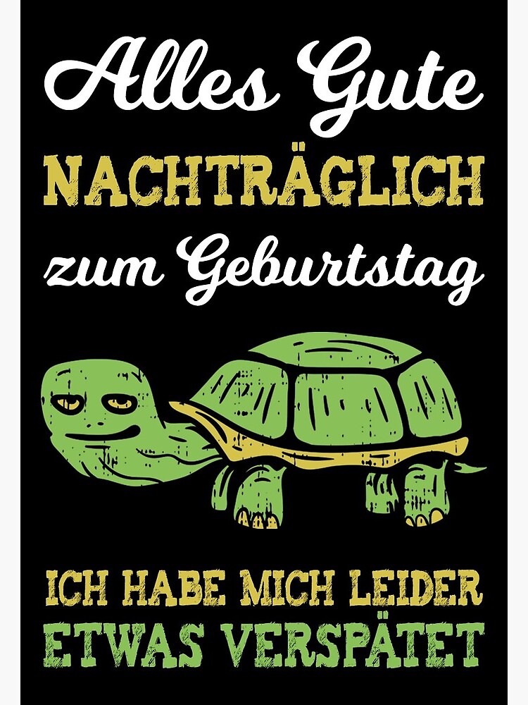 Alles Gute Nachtraglich Geburtstag Vergessen Postkarte Von Ornack Redbubble