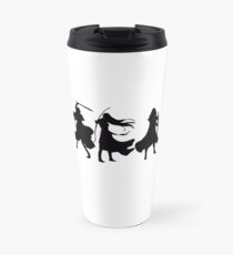 Throne of glass cover silhouettes Travel Mug
