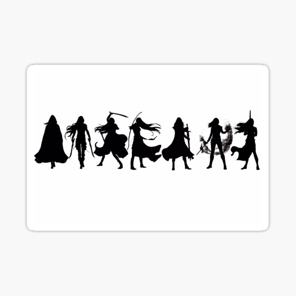 Throne Of Glass Cover Silhouettes Sticker For Sale By Jenna240702 Redbubble 2817