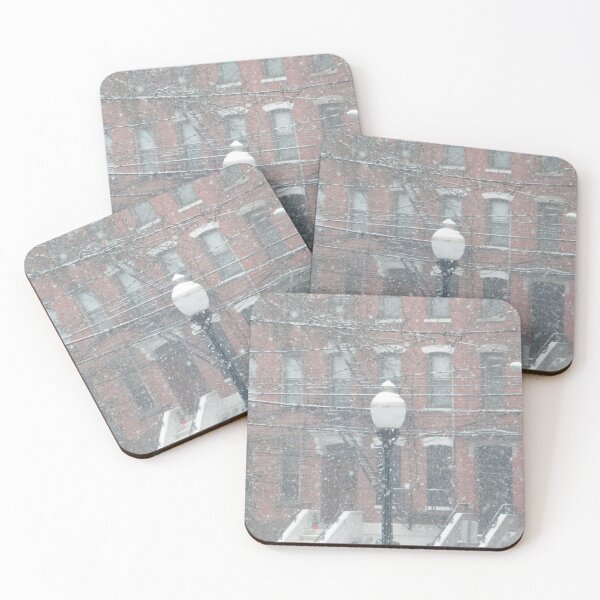 Item preview, Classic Architecture, Snow View, Jersey City, New Jersey designed and sold by lenspiro.