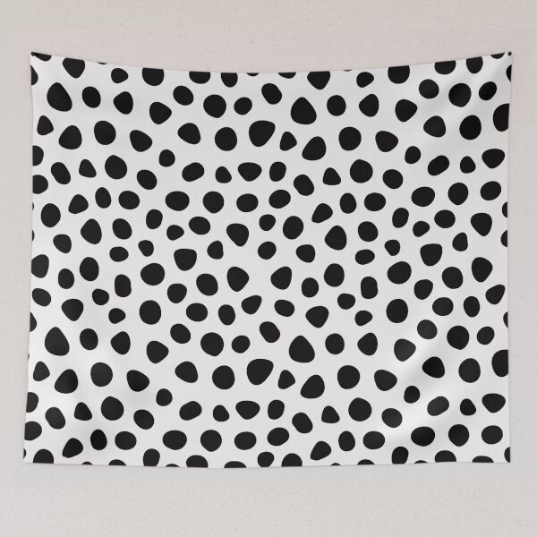 Item preview, Black and White Spotted Pattern designed and sold by Poetic Patterns Studio.