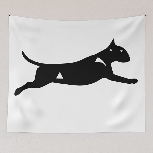Item preview, Jumping Bull Terriers all over you! designed and sold by LeChienArtistiQ.