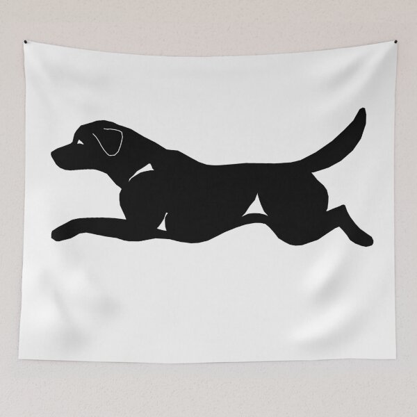 Item preview, Black labrador retrievers all over you! designed and sold by LeChienArtistiQ.