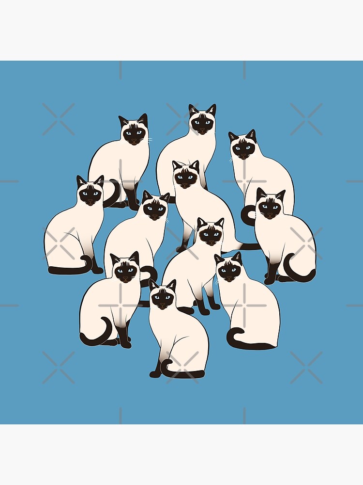 Siamese Cats Circle by nadyanadya