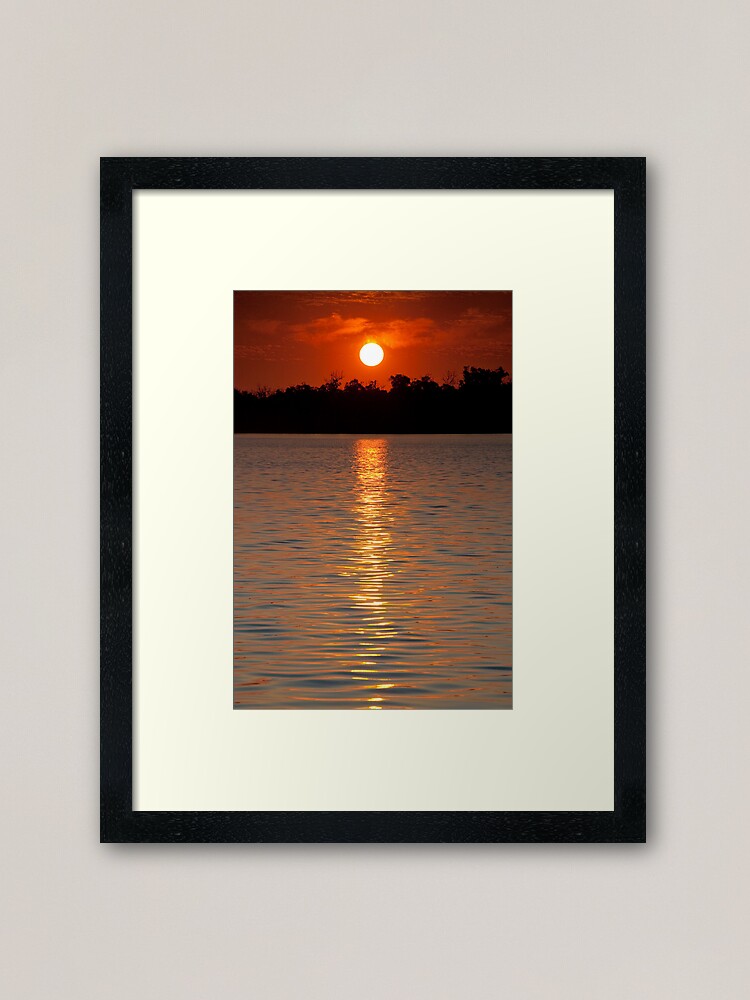 Alternate view of Golden Reflection Framed Art Print