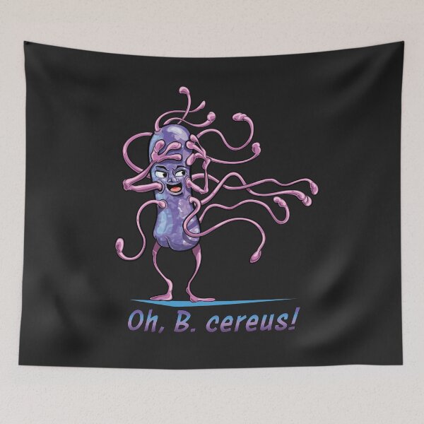 Item preview, Oh, B. cereus - Oh, Be Serious - Funny Science Cartoon Character designed and sold by Zit-Zat-Zot.