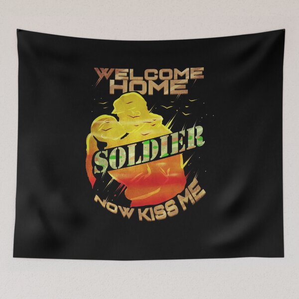 Item preview, Welcome Home Soldier Now Kiss Me designed and sold by MagicSD Designs.