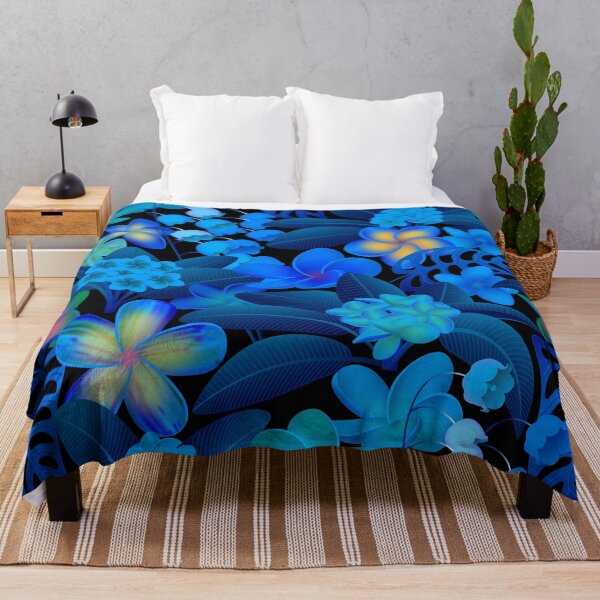Item preview, Paraíso floral azul cobalto designed and sold by Elsy's Art.